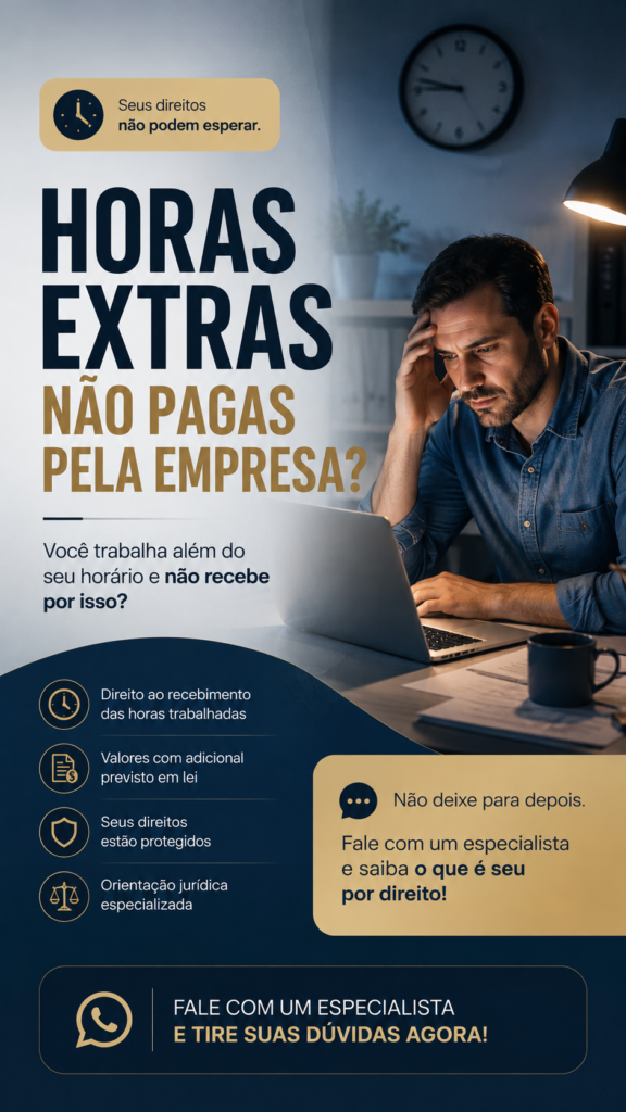 Horas Extras não pagas